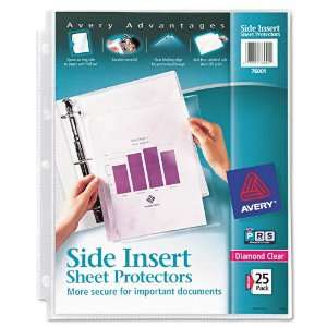  Avery Products   Avery   Secure Side Load Sheet Protectors 
