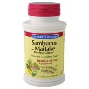  Natures Answer Sambuc & Maitake 30 Caps Health 