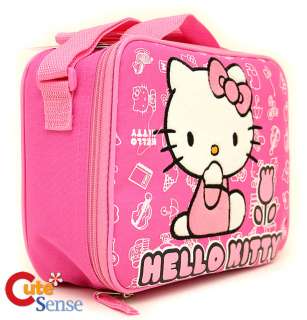 Sanrio Hello Kitty School Backpack Lunch Bag Set Tulip  