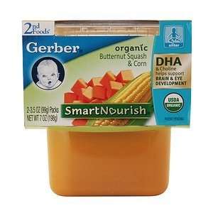 Gerber 2nd Foods SmartNourish Organic Baby Food, Butternut Squash 