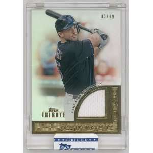  David Wright 2012 Topps Tribute Uncirculated Jersey Serial 