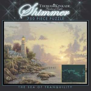   750 Piece Thomas Kinkade Shimmer The Sea of Tranquility Toys & Games