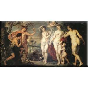  The Judgment of Paris 30x15 Streched Canvas Art by Rubens 