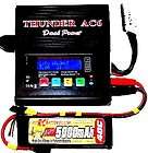 TEAM SC8e ~11.1V 40C LIPO & THUNDER AC CHARGER KIT ROAR APPROVED 