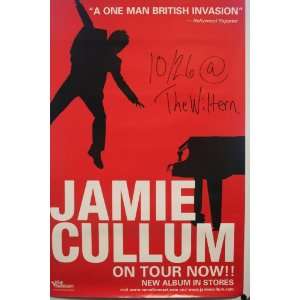  Jamie Cullum Rare Red Tour Poster