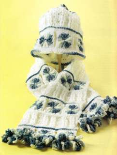Granny Square Scrap Crochet Patterns Scarf Afghan Rug  