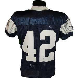   Henry #42 2008 Cowboys Game Used Navy Practice Jersey (Tagged 2006