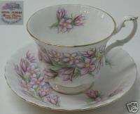 Royal Albert Tea Cup &Saucer Prairie Crocus Teacup  