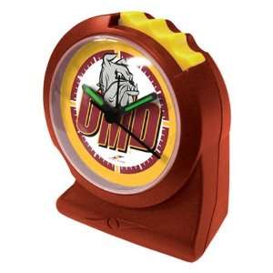  NCAA Minnesota Duluth Bulldogs Maroon Gripper Alarm Clock 