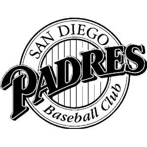 San Diego Padres MLB Vinyl Decal Sticker / 8 x 6