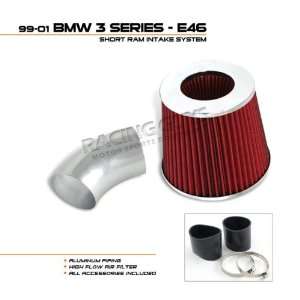  99 01 BMW E46 Short Ram Intake   Black Automotive