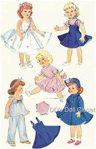 Vintage Doll Clothes Pattern 1983 24 ~ Saucy Walker  