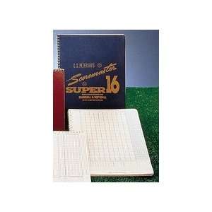  Petersons Baseball Super Scoremaster 16 Scorebook from 