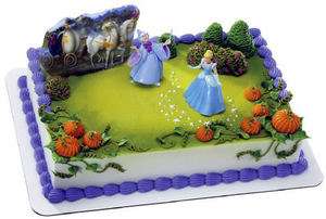   GODMOTHER Cake Kit Topper DISNEY Princess Decoration Set Bakery  