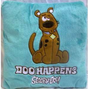 Warner Brothers Plush Scooby Doo 13 X 13 Pillow Doo Happens Scooby 