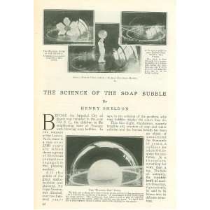 1912 Science of the Soap Bubble illustrated Everything 