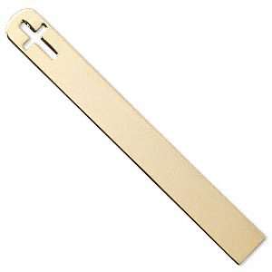 Metal BookMarks Brass plated Gold Silver Copper 5 3  