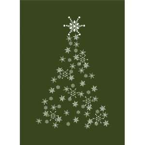  Snowflake Christmas Tree   100 Cards 