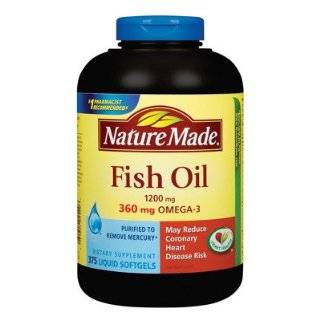 Nature Made Omega 3 Fish Oil 1200 mg (360 mg Omega 3)   375 Liquid 