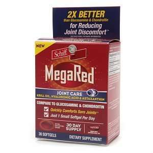  Schiff MegaRed Krill Oil Joint Care, Softgels, 30 ea 