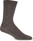   Womens Lifestyle Essentials San Fran Cable Chocolate Sock Size M/L
