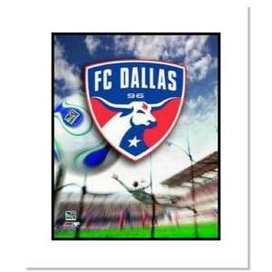  FC Dallas MLS Soccer Team Logo Double Matted 8x10 
