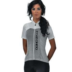  Etxeondo Dalma Womens Cycling Jersey White/Grey Size M 