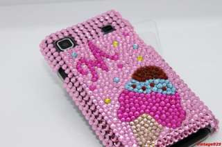 Ice Cream Pink Cute Samsung Galaxy S i9000 BLING Case $  