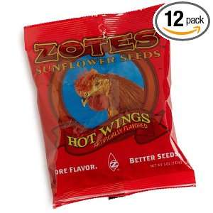 Zotes Hot Wings, 5 Ounce Boxes (Pack of 12)  Grocery 
