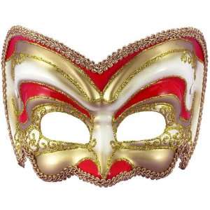 Lets Party By Forum Novelties Inc Red Venetian Mask Male / Red   Size 