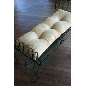  Textured Block Nutmeg Bench Cushion