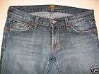 FOR ALL MANKIND BLUE JEANS USA SIZE 26   32 FLAIR LEG