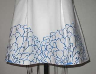NWT Lilly Pulitzer BLOSSOM White Dahling DRESS 0 2 Embroidered Worth 