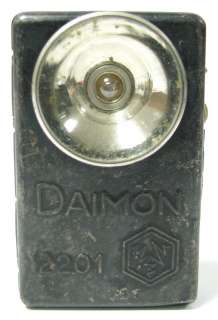 WWII WW2 GERMAN DAIMON 2201 BLACK FLASHLIGHT x  