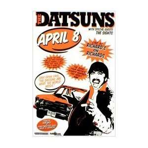  DATSUNS   Limited Edition Concert Poster   by Robe