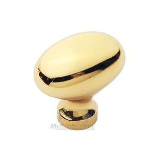  Classic brass sanibel oval other knob in polished brass 