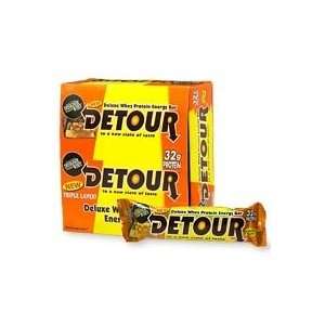  Detour Deluxe Whey Protein Energy Bar, Caramel