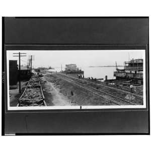  Sandbags,railroad tracks,1927 Flood