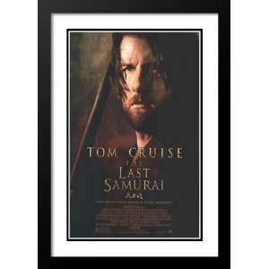 The Last Samurai 32x45 Framed and Double Matted Movie Poster   Style E