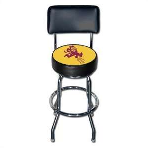   Barstool With Alrizona State University Logo & Backrest Toys & Games