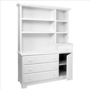  Bundle 76 Kalani Combo Dresser and Hutch Set in White 