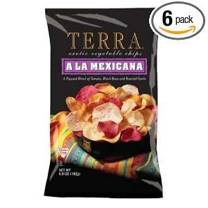 Terra Exotic A La Vegetable Chips, Mexicana, 6.8 Ounce (Pack of 6 
