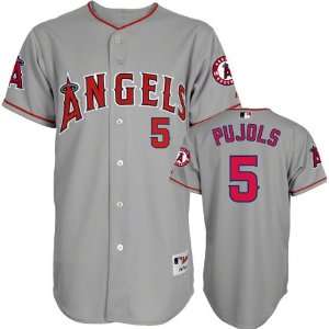  Albert Pujols Los Angeles Angels of Anaheim Grey #5 