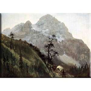   Rockies 30x21 Streched Canvas Art by Bierstadt, Albert