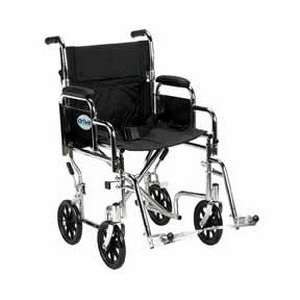 Drive Medical TR17SV DDA 17 Transport Chair with Detachable Desk Arm