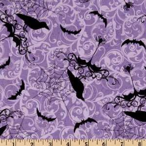   The Raven Purple Fabric By The Yard Arts, Crafts & Sewing