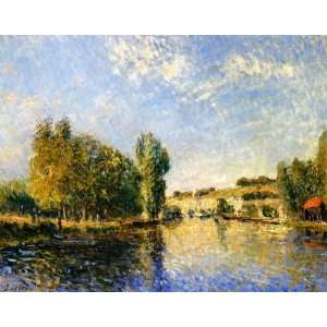    The Loing at Moret Alfred Sisley Hand Painted Art
