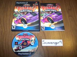 Rumble Racing Playstation 2 PS2 Game Complete RARE OOP 014633142594 