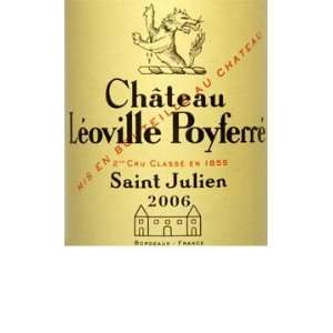  2006 Leoville Poyferre St Julien 750ml Grocery & Gourmet 