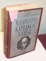 Rudyard Kiplings Verse hc dj 1943 Definitive Edition  
